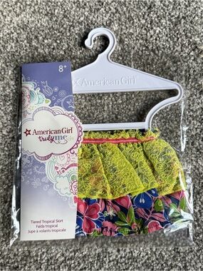 American Girl Tiered Tropical Skirt for 18-inch Dolls